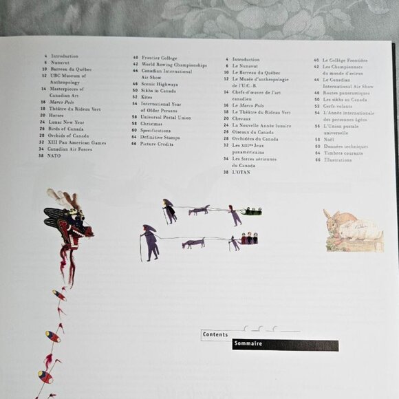 1999 - The Collection of Canada's Stamps Book - Without Stamps - Picture 4 of 10